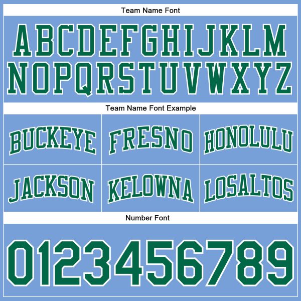 Custom Light Blue White Pinstripe Kelly Green-White Authentic Basketball Shorts - Image 3