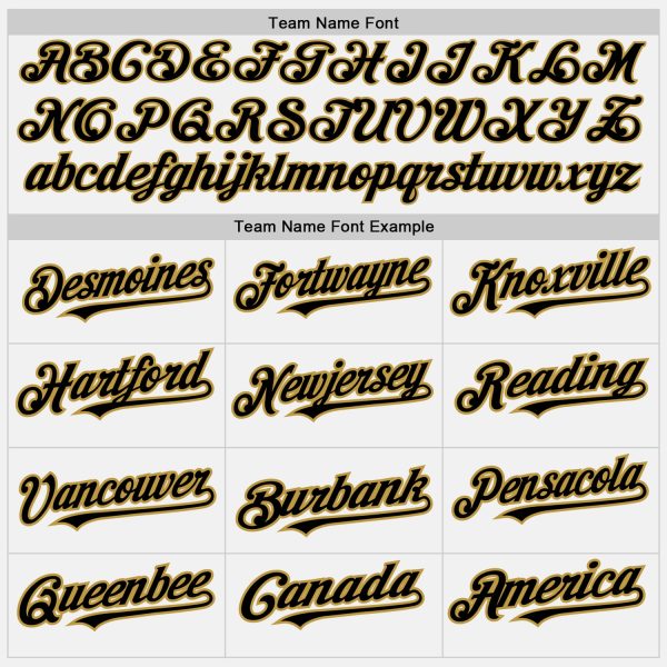 Custom White Black Pinstripe Old Gold Authentic Baseball Jersey - Image 4